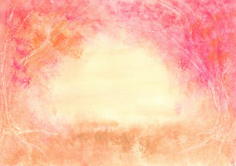 A peachy pink watercolor canvas